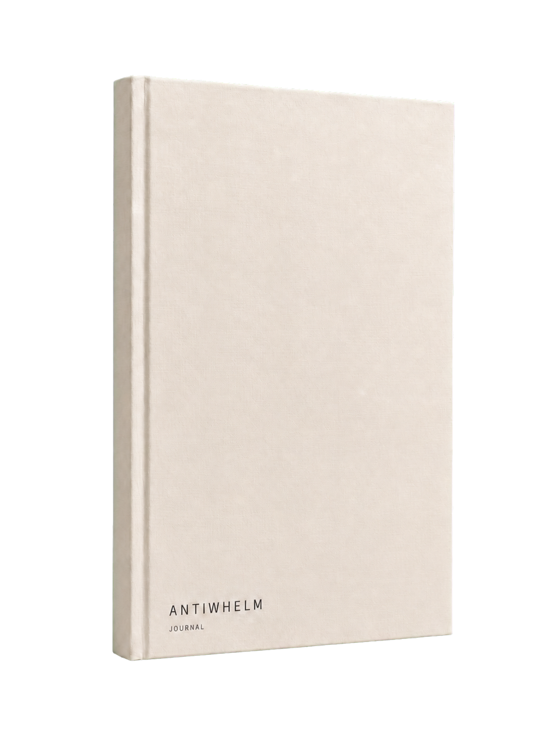 White linen Antiwhelm journal